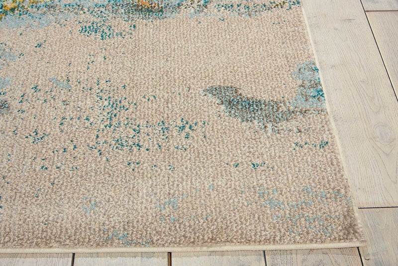 Nourison Home Celestial Sealife 2'2" x 7'6" Area Rug - Easy Clean, Non Shedding, Bed Room, Living Room, Dining Room, Kitchen (8' Runner) - Image 3